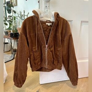 LA Hearts Corduroy & Sherpa Hoodie